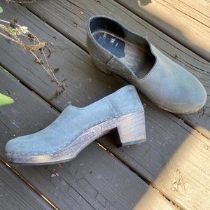 Sandgrens "Bridget" clogs Stone nubuck EU 40 US 9
